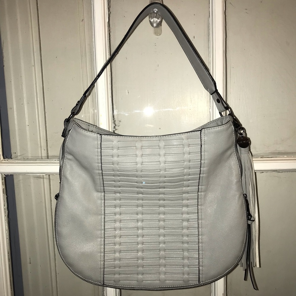 Gray Steve Madden purse // all offers welcome!
